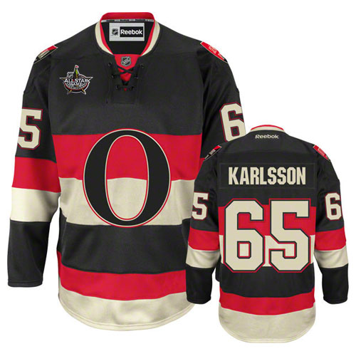 discount Ottawa Senators 65 Erik Karlsson Black Third NHL Hockey Jersey